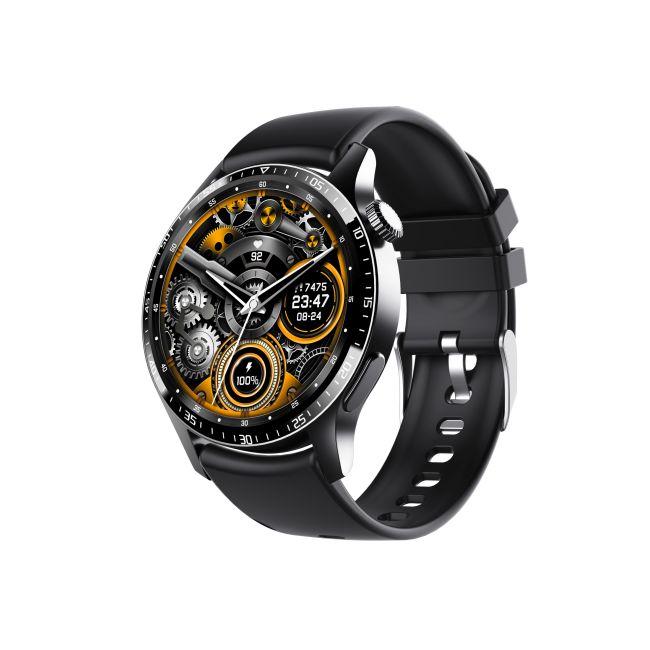 Black smart watch for man women use  HZD2207W-1