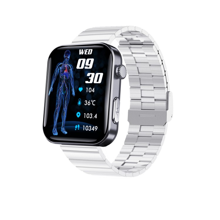 HZD2310W ECG Smartwatch  health Steel strap